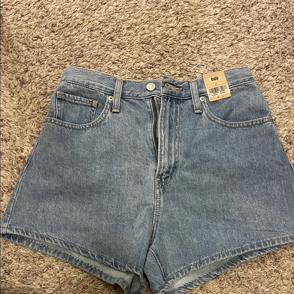 Levi Classic Blue Denim Women's Shorts